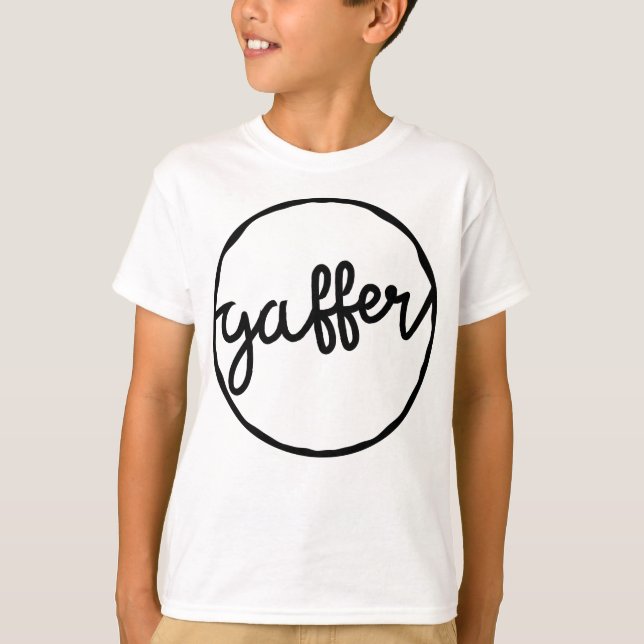 T-shirt Gaffer British Soccer Slang Dialect (Devant)