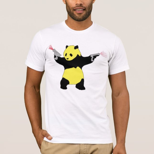 T-SHIRT GAFFEZ LES ARMES À FEU D'OURS (Devant)