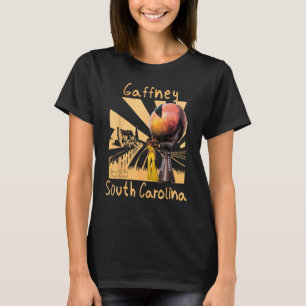 T-shirt Gaffney SC Caroline du Sud Bell Bas Peachoid Pe