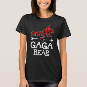 T-shirt Gaga Bear carreaux rouge de buffle Pyjama Gaga Be