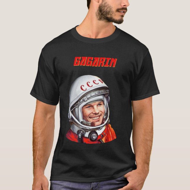 T-shirt Gagarine - Sovietwave, Gagarine (Devant)