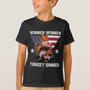 T-shirt Gagnant Dîner Turquie Trump Thanksgiving Fun