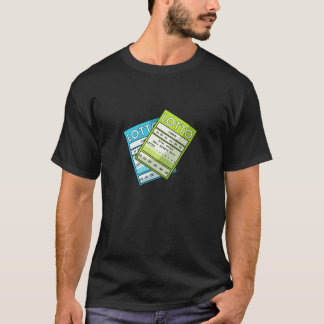 T-shirt Gagnant du ticket de loterie