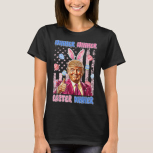 T-shirt Gagnant Gagnant Dîner de Pâques Président Trump He
