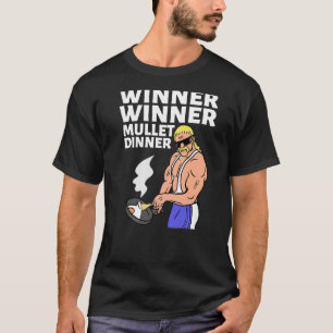T-shirt Gagnant Mullet Diner Party dans le dos