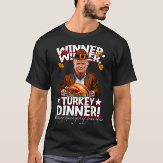 T-shirt Gagnante humoristique de Trump Dîner turc Thanksg