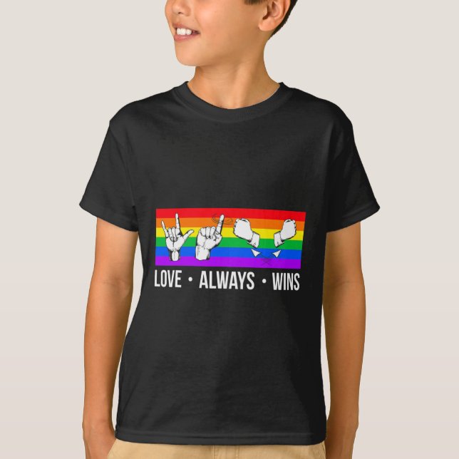 T-shirt Gagne toujours le Gay pride de sensibilisation Sou (Devant)