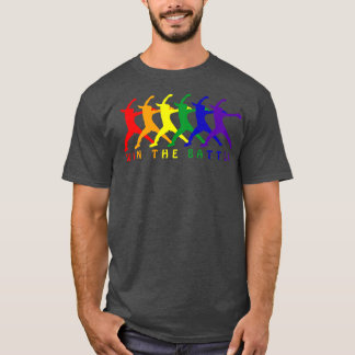 T-shirt Gagner la bataille Fastpitch Softball Pride LG