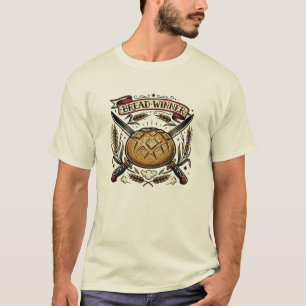 T-shirt Gagneur de pain au levain Tatouage Flash Drôle Bou