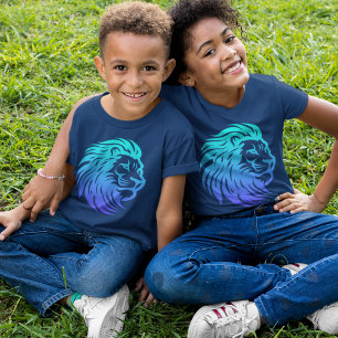 T-Shirt Gahanna Lions Dégradé Bleu