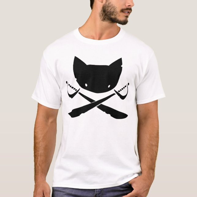 T-shirt gai de pirate de Kitty (Devant)