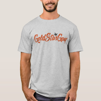 T-shirt gai d'étoile d'or - gris