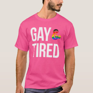 T-shirt Gai et fatigué