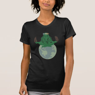 T-shirt Gaïa Déesse de la Terre, Mère Terre, Gaea Planète