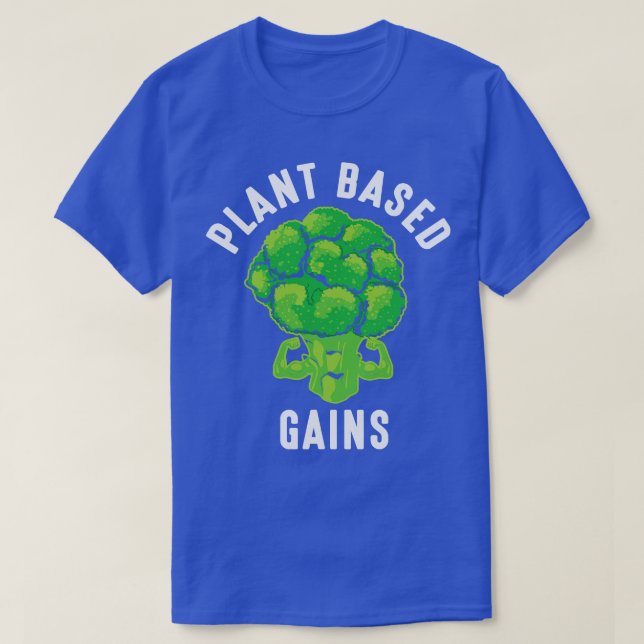 T-shirt Gains Basés Sur Le plante (Design devant)