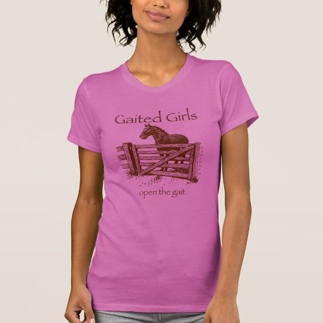 T-shirt Gaited-Gallon-dans-brun (Devant)