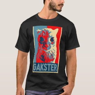 T-shirt Gakster mème mignon amoureux des chats rétro espoi