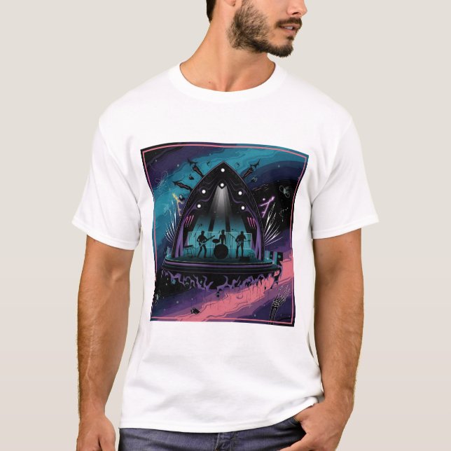 T-shirt Galactic Soundscape (Devant)