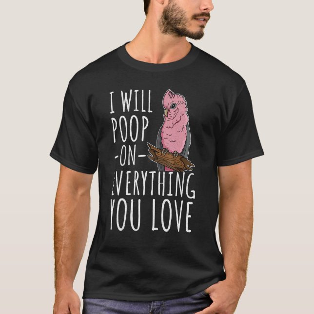 T-shirt Galah Ornithologue Oiseaux observant Galah Galah B (Devant)