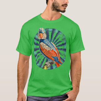 T-shirt Galah Parrot Retro Circle Roue Conception