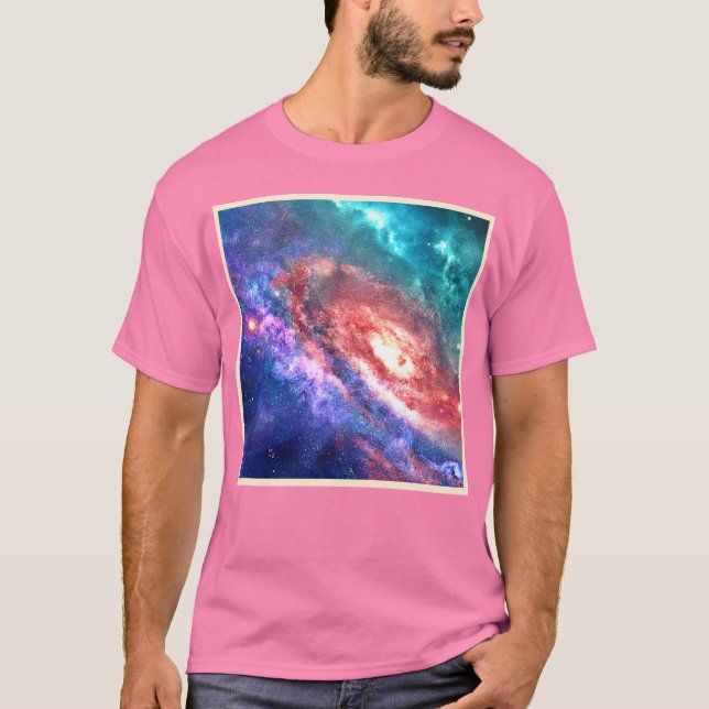 T-shirt Galaxie cosmique Dream Art (Devant)