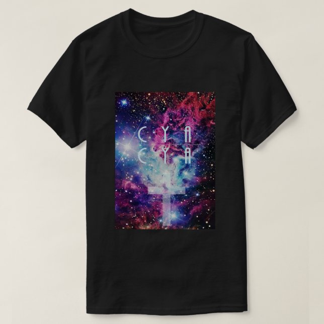 T-shirt Galaxie de S d'HOMMES de CYA ' (Design devant)