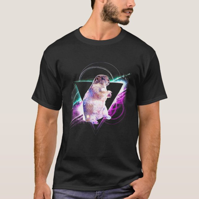 T-shirt Galaxie esthétique Prairie Dog T Shirt (Devant)
