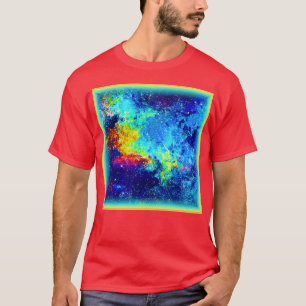 T-shirt Galaxie multicolore. Commandez dès maintenant 