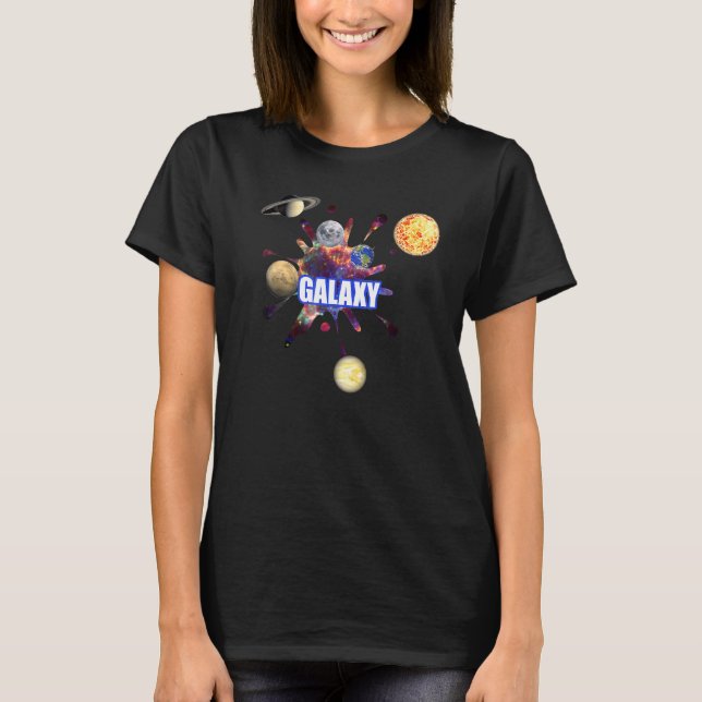 T-shirt Galaxie Planète spatiale Nerd Astro Universe (Devant)
