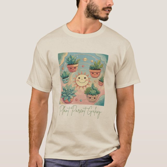 T-shirt Galaxie plante (Devant)