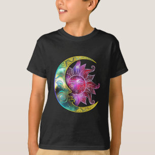 T-shirt Galaxie Spirituelle Sun Moon