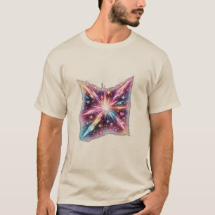 T-shirt Galaxie Starburst Cosmique Aesthetic du Cœur Éclat
