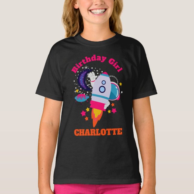 T-shirt Galaxy Birthday Shirt Space (Devant)