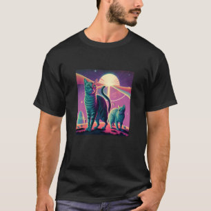 T-shirt Galaxy Kittens Chat UFO Chat Dans L'Espace 3