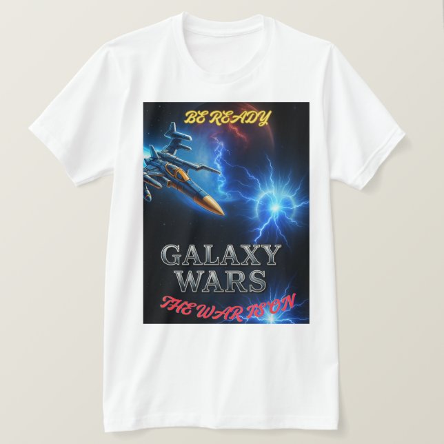 T-shirt Galaxy pour thème de guerre (Design devant)