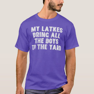 T-shirt Galettes de Hanukkah attirent tous les hommes de l
