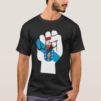 T-shirt Galice Galice Drapeau Bandeira Do Orgullo Galego W