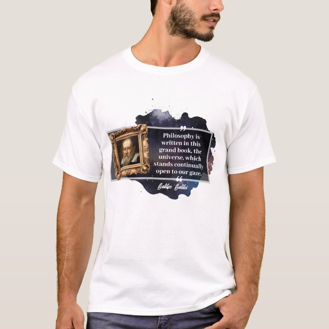 T-shirt Galilei Citation Chemise (Devant)