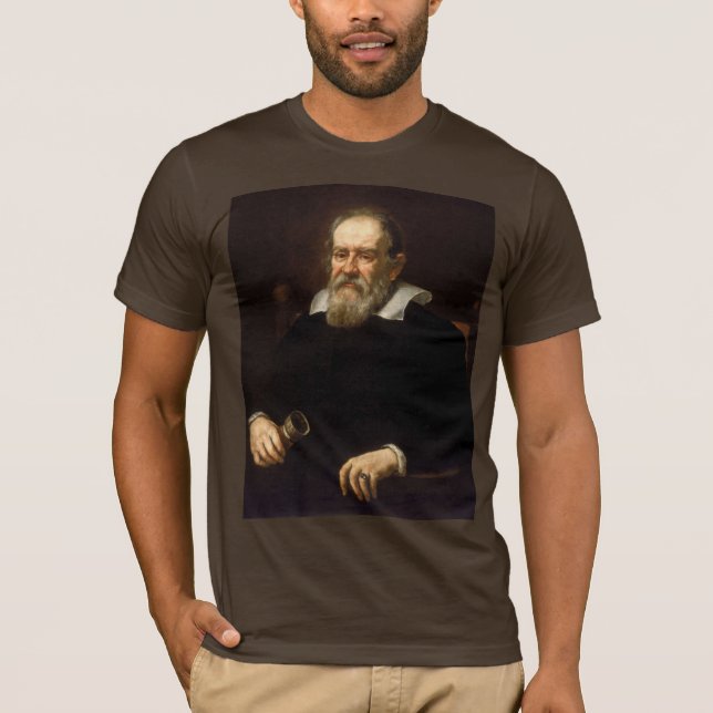 T-shirt Galileo Galilei : Père de la science et de l'astro (Devant)