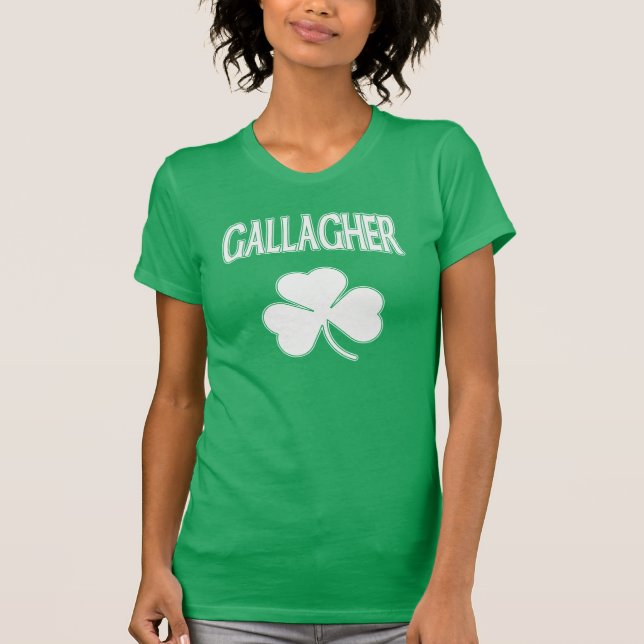 T-shirt Gallagher Family Heritage Irish (Devant)