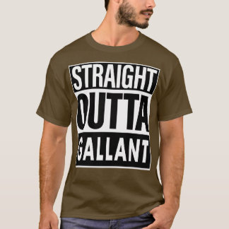 T-shirt Gallant Nom Droit Outta Gallant