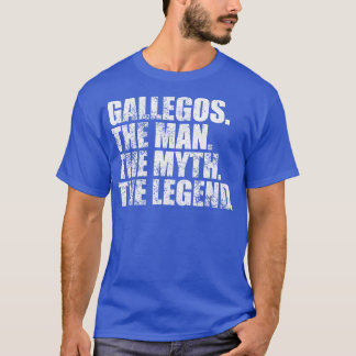 T-shirt GallegosGallegos Nom de famille Gallegos nom de fa