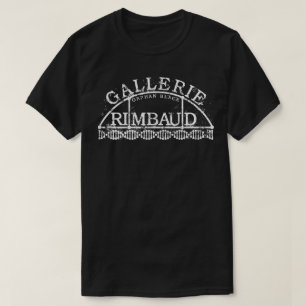 T-shirt Gallerie noir orphelin Rimbaud