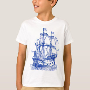 T-shirt Gallion - Marine