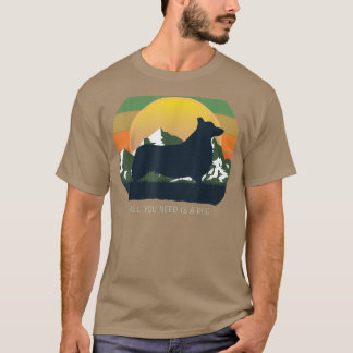 T-shirt Gallois Corgi race de chiens 1528