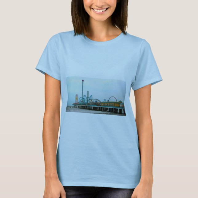 T-shirt Galveston Pleasure Pier (Devant)