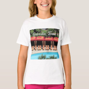 T-shirt Galveston, Texas - Hôtel San Luis Sundeck