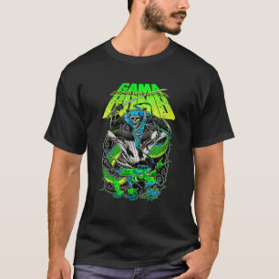 T-shirt Gama Bomb Crâne Ninja Légendes Monter Un Dragon Fa
