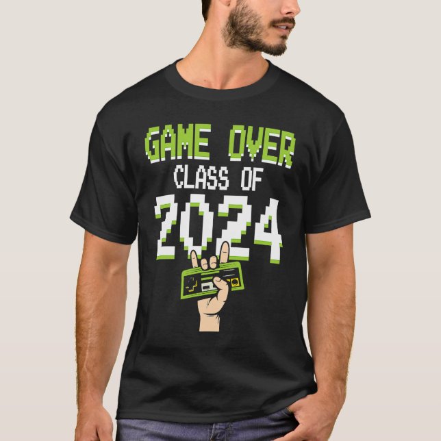 T-shirt Game Class Of 2024 College School Graduation Senio (Devant)