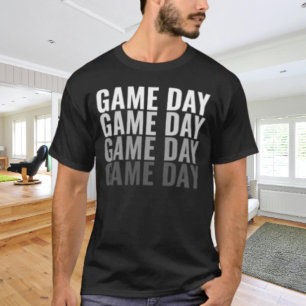 T-shirt « Game Day Repeat » à typographie gras